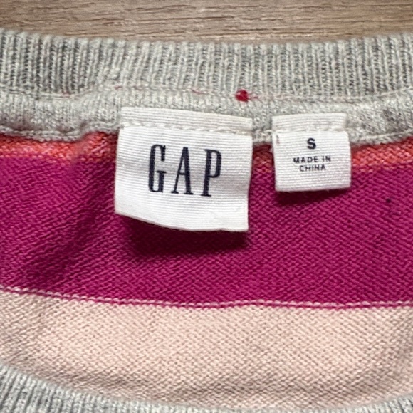 GAP Multicolor Striped Crew Neck Sweater - Picture 3 of 6